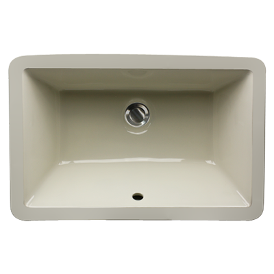 Nantucket Sinks - 19 Inch X 11 Inch Undermount Ceramic Sink In Bisque