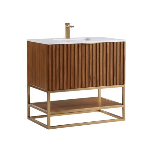 Bemma - Terra 36 Inch Bathroom Vanity with Top and Sink