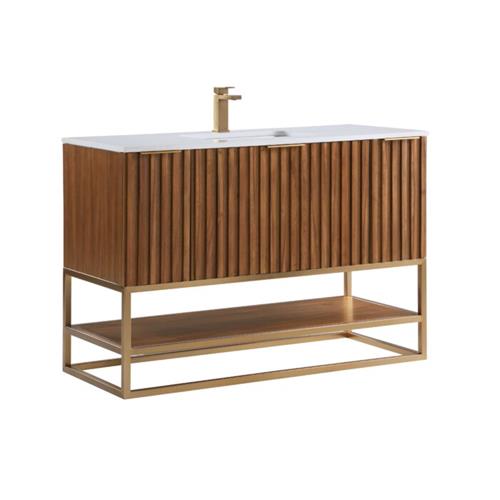 Bemma - Terra 48 Inch Bathroom Vanity with Top and Sink