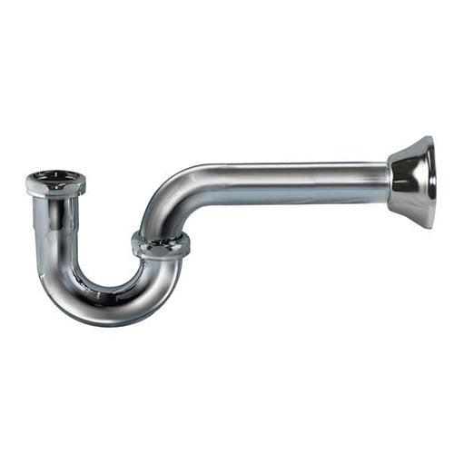 Fleurco - Lavatory 1 1/4 Inch Ground Joint P-Trap/16 Gauge Brass