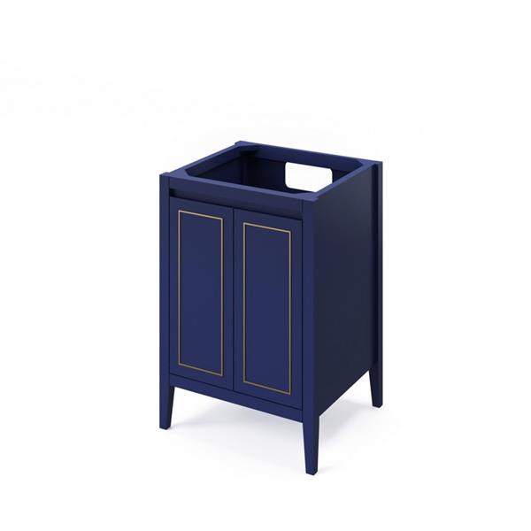 Jeffrey Alexander - 24 Inch Percival Single Free Standing Vanity Cabinet - Less Vanity Top