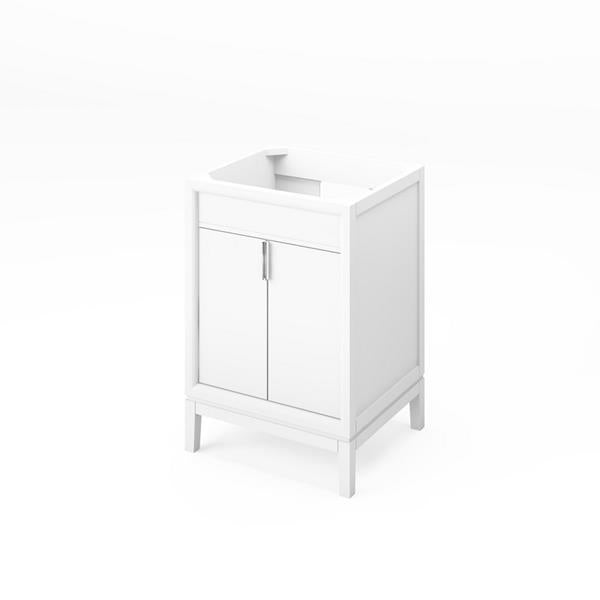 Jeffrey Alexander - 24 Inch Theodora Single Sink Free Standing Vanity Cabinet - Less Vanity Top