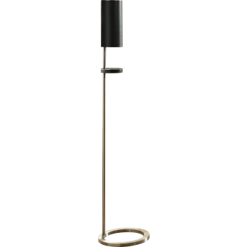 Vola - RS11/3 Hands-free sanitizer and soap dispenser, free standing, black cylinder