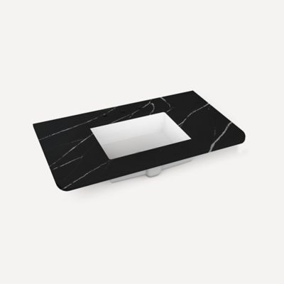 Robern - Helden 36 Inch Quartz Vanity Top with Integrated Sink