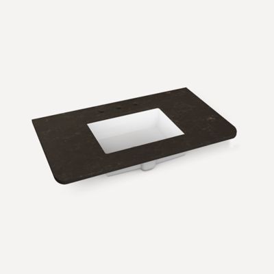 Robern - Helden 36 Inch Quartz Vanity Top with Integrated Sink