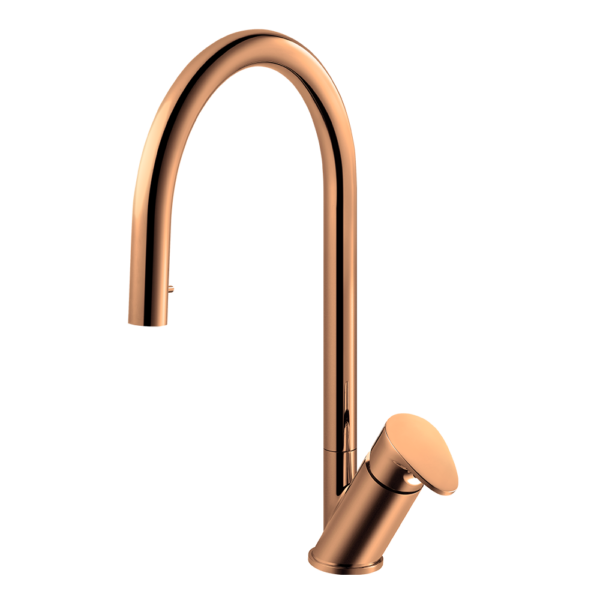 Hamat - Wave Single Function Hidden Pull Down Kitchen Faucet