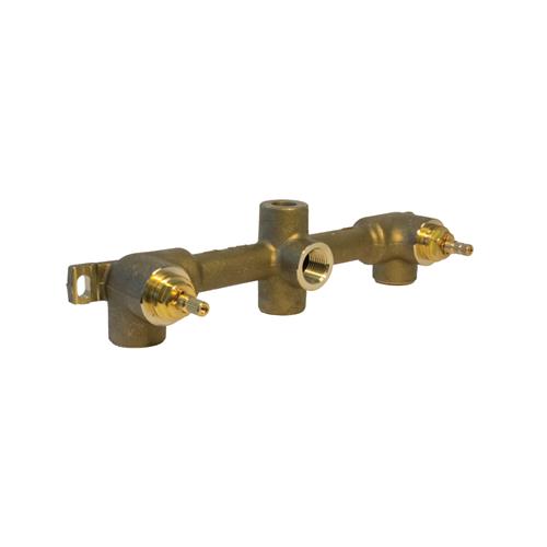 Flusso - 1/2 Inch Wall Mount Two Handle Valve