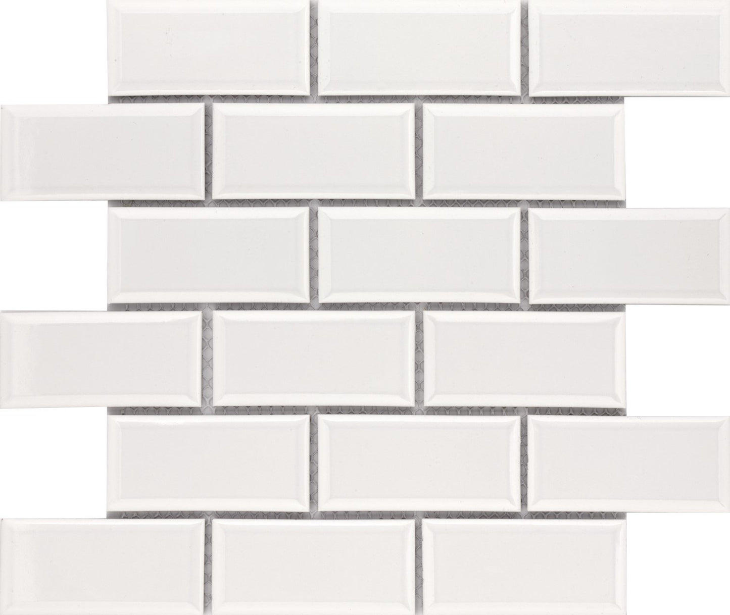 Roca Tile - 2 x 4 Brick Beveled 12 x 12 Mosaic