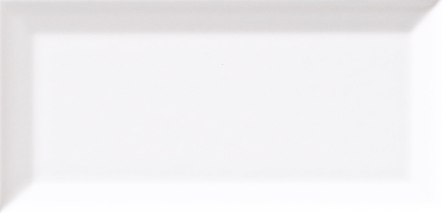 Roca Tile - Texture White Ice Bright 3 x 6 Beveled
