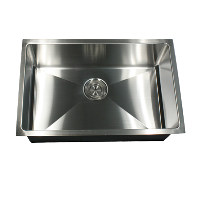 Nantucket Sinks - Pro Series Rectangle Single Bowl Undermount Small Radius Corners SS Kitchen Sink