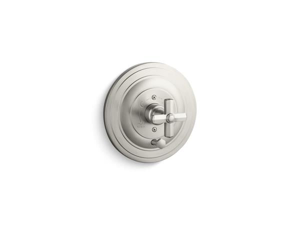 Kallista - For Town Pressure Balance with Diverter Trim, Cross Handle
