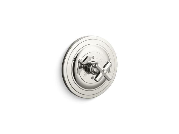 Kallista - For Town Pressure Balance Trim, Cross Handle