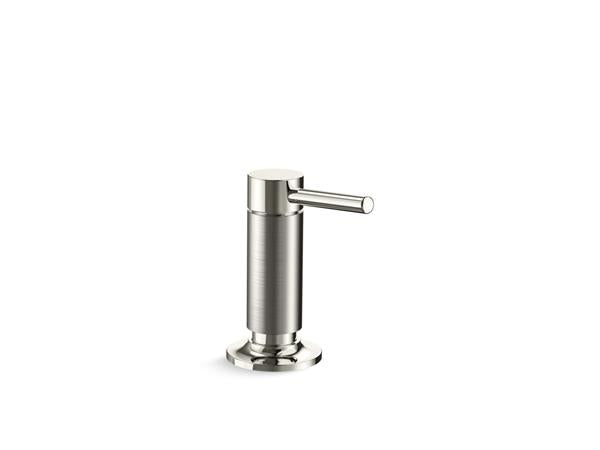 Kallista - Juxtapose Soap/Lotion Dispenser with Polished Nickel Accents