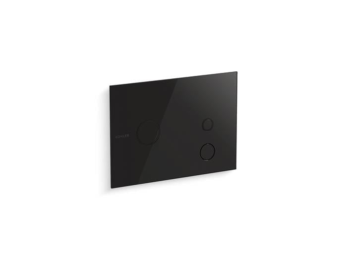 Kohler - Summon Dual-Flush Touchless Actuator Plate For 2 X 4 Inch In-Wall Tank And Carrier System - Black Black