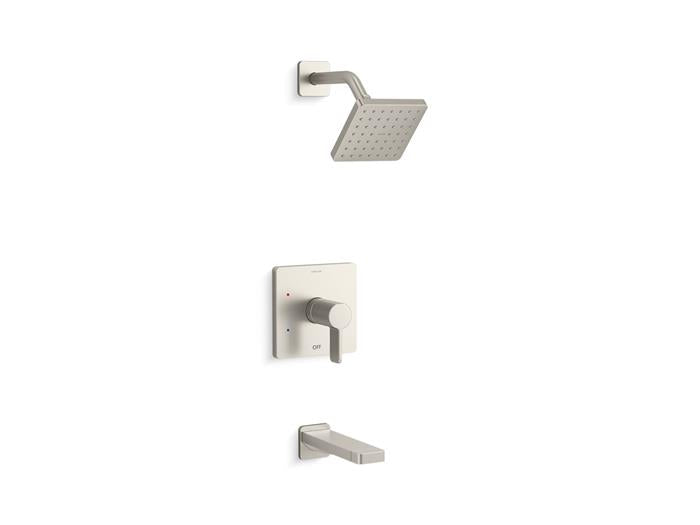 Kohler - Parallel Bath And Shower Trim, 2.5 Gpm Showerhead