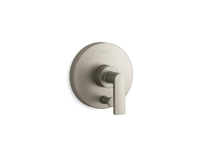 Kohler - Composed Rite-Temp Valve Trim With Push-Button Diverter And Lever Handle