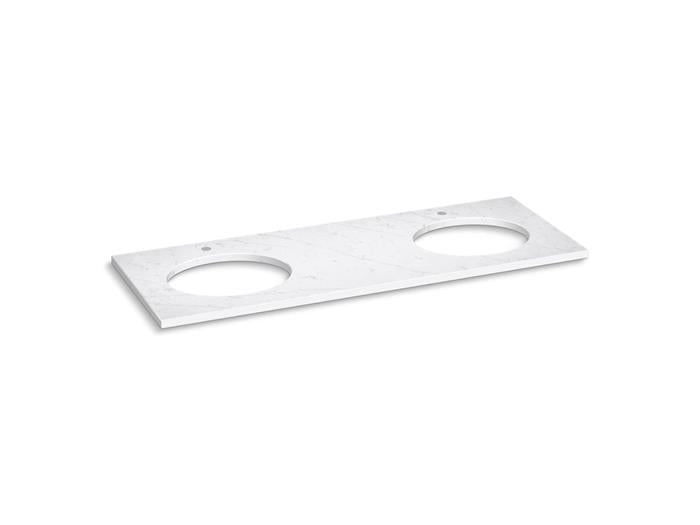 Kohler - Silestone 61 Inch Quartz Vanity Top With Two Oval Cutouts