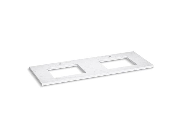 Kohler - Silestone 61 Inch Quartz Vanity Top With Two Rectangular Cutouts