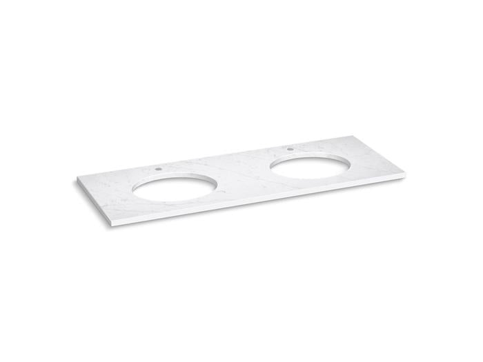 Kohler - Silestone 61 Inch Quartz Vanity Top With Two Oval Cutouts