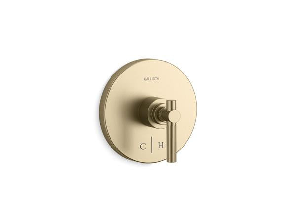 Kallista - Central Park West Thermostatic Trim, Lever Handle