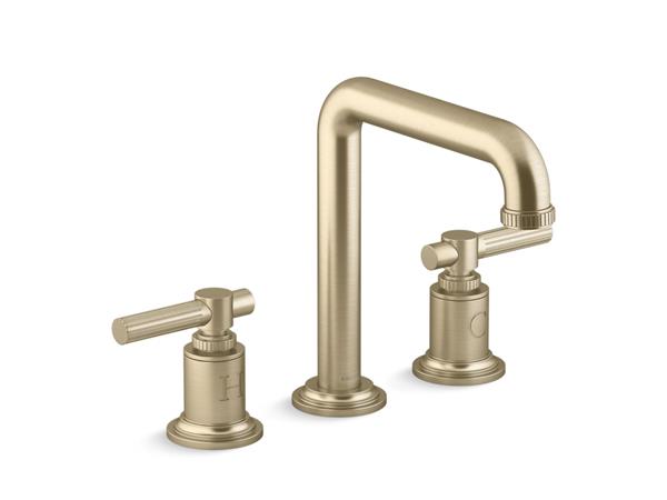 Kallista - Central Park West Deck-Mount Bath Faucet, Tall Spout, Lever Handles