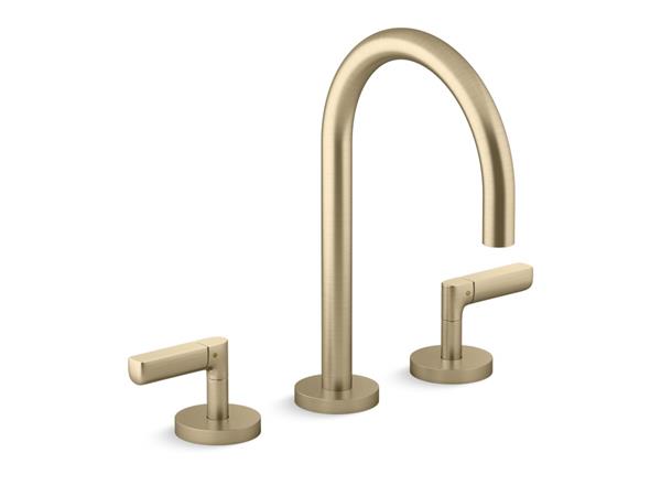 Kallista - One Nazaré Sink Faucet, Gooseneck Spout, Lever Handles