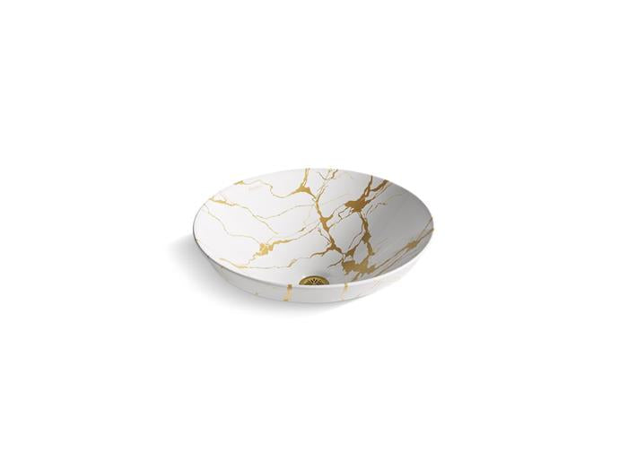 Kohler - Aureus Round Semi-Recessed Vessel