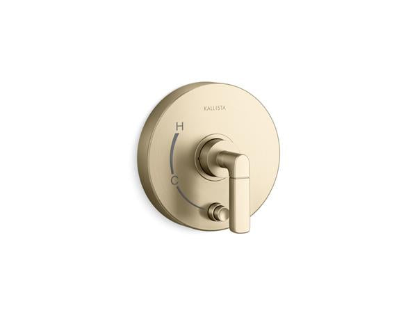 Kallista - One Nazaré Pressure Balance W/ Diverter Trim, Lever Handle