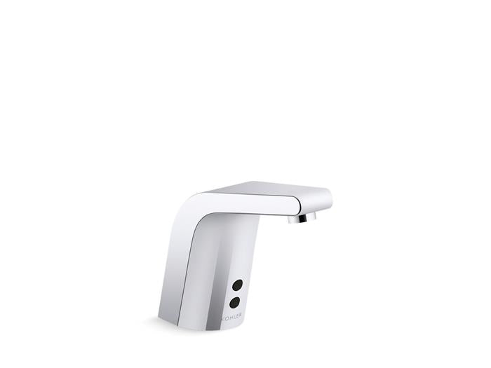Kohler - Sculpted Touchless Single-Hole Lavatory Faucet With Insight Sensor Technology, Hes-Powered, Less Drain, 0.35 Gpm