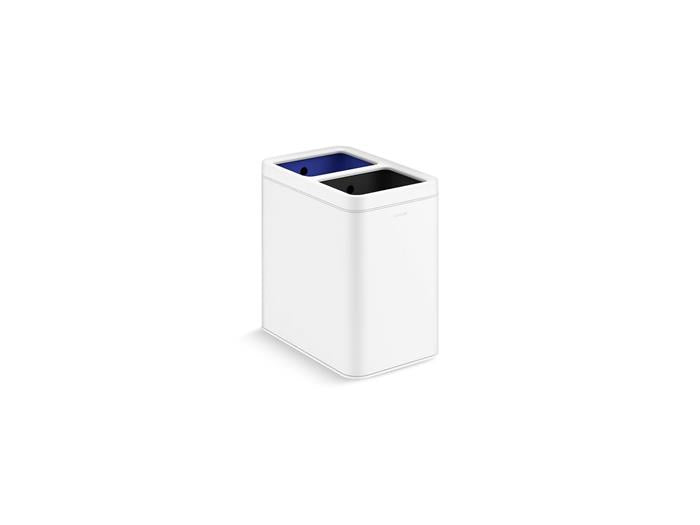 Kohler - 22L Dual Bin Open Top Trash Can