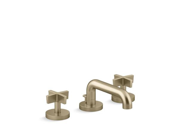 Kallista - One Widespread Sink Faucet, Low Spout, Lift Rod