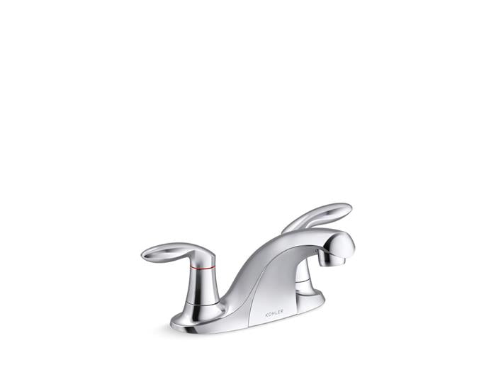 Kohler - Coralais Two-Handle Centerset Lavatory Faucet, Less Drain, 0.35 Gpm