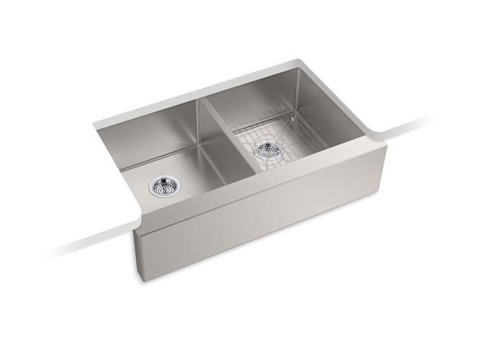 Kohler - Strive 35.5 Inch Apron Front Undermount Double-Bowl Kitchen Sink