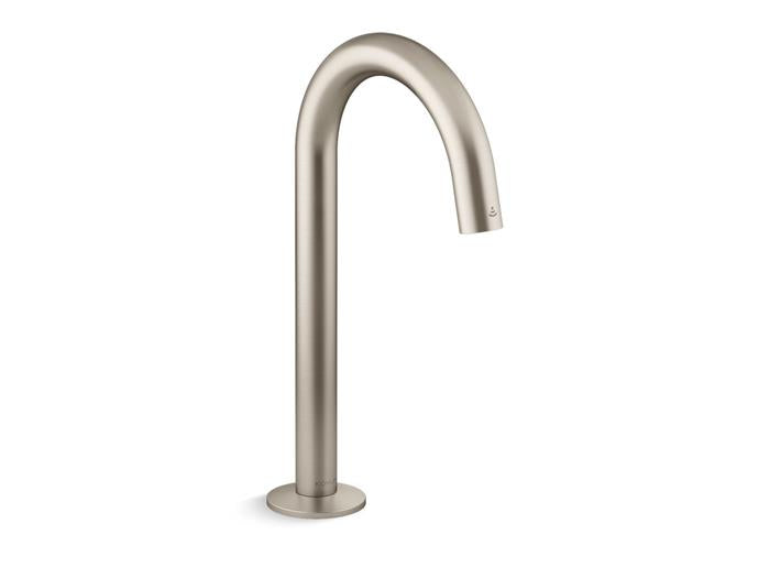 Kohler - Components Touchless Single-Hole Lavatory Faucet With Kinesis Sensor Technology, Tube Design, 0.5 Gpm