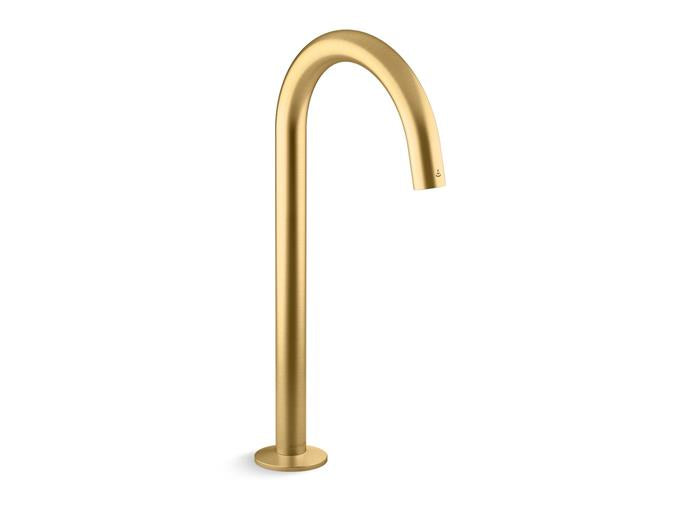 Kohler - Components Touchless Single-Hole Lavatory Faucet With Kinesis Sensor Technology, Tube Design, 0.5 Gpm