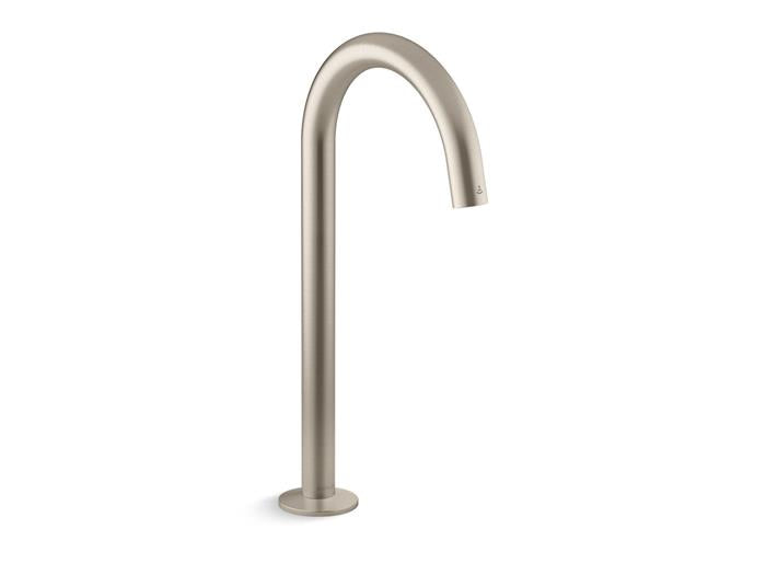 Kohler - Components Touchless Single-Hole Lavatory Faucet With Kinesis Sensor Technology, Tube Design, 0.5 Gpm
