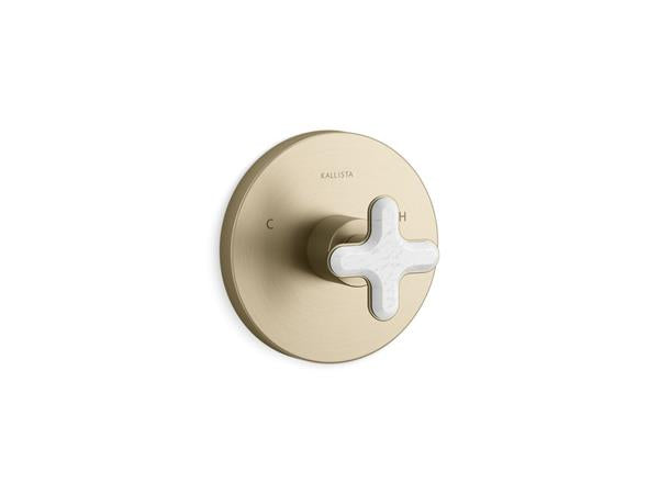 Kallista - 002 Thermostatic Trim White Carrera
