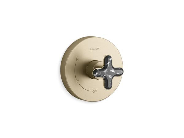 Kallista - 002 Pressure Balance Trim Zebra Jasper