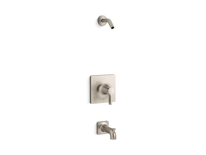 Kohler - Venza Rite-Temp Bath And Shower Trim, Less Showerhead