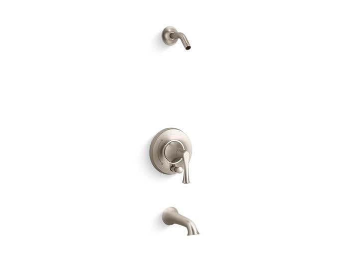Kohler - Buckley Rite-Temp Bath And Shower Trim Kit With Push-Button Diverter, Without Showerhead