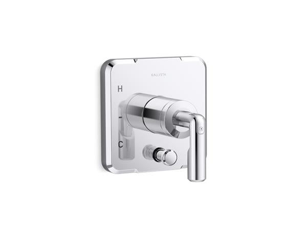 Kallista - Vice Pressure Balance Trim with Diverter, Lever handle - Polished Chrome
