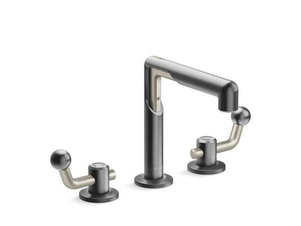 Kallista - Vice Widespread Sink Faucet, Crank Handles