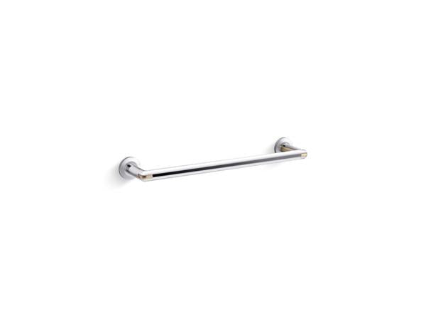Kallista - Vice 18 Inch Towel Bar - Brushed Broze/Polished Chrome