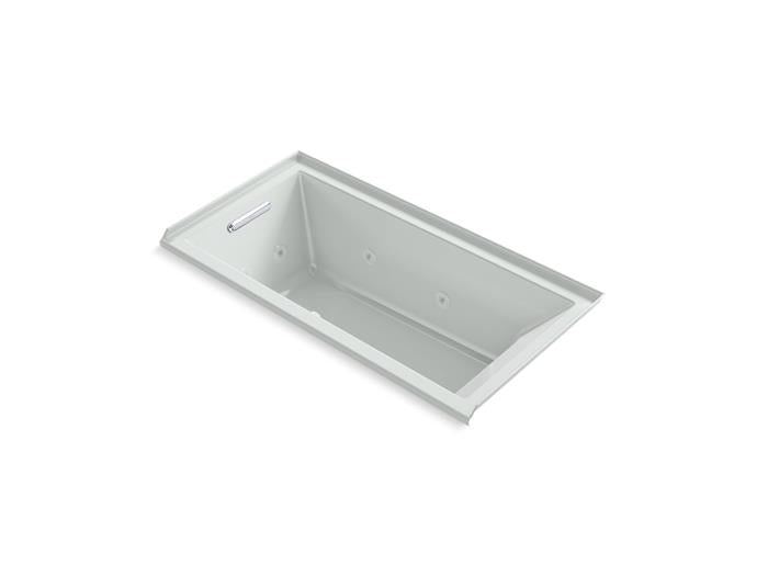 Kohler - Underscore 60 X 30 Inch Drop-In/Alcove Heated Whirlpool Bath, Left