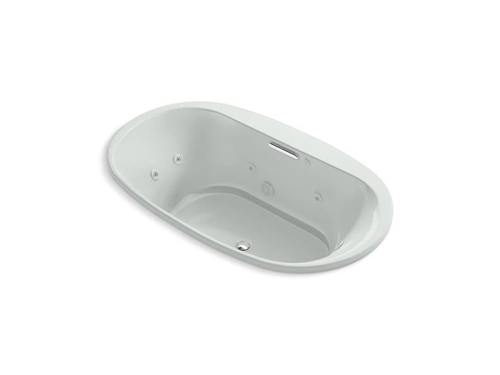 Kohler - Underscore 71-1/2 X 41-1/2 Inch Oval Drop-In Heated Whirlpool Bath