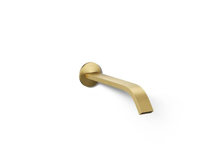 Kohler - Components Wall-Mount Bathroom Sink Faucet Spout With Ribbon Design, 1.2 Gpm