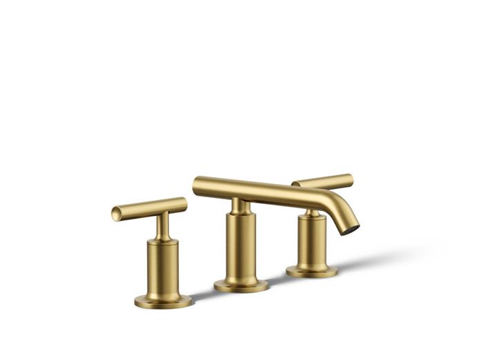Kohler - Purist Widespread Bathroom Sink Faucet With Lever Handles, 1.2 Gpm