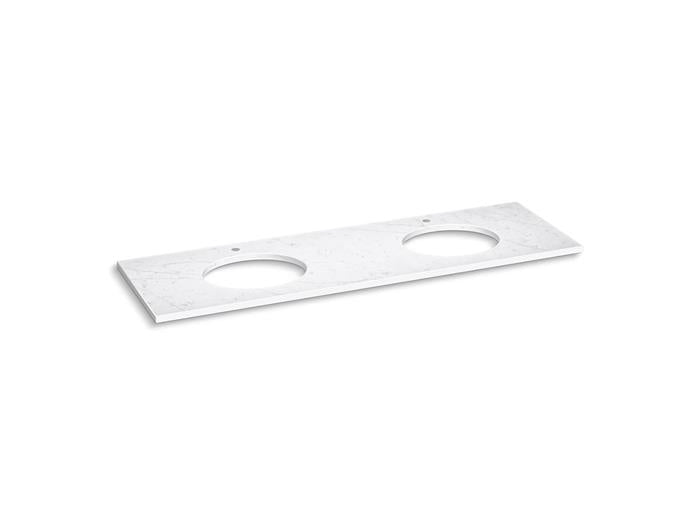 Kohler - Silestone 73 Inch Quartz Vanity Top With Two Oval Cutouts
