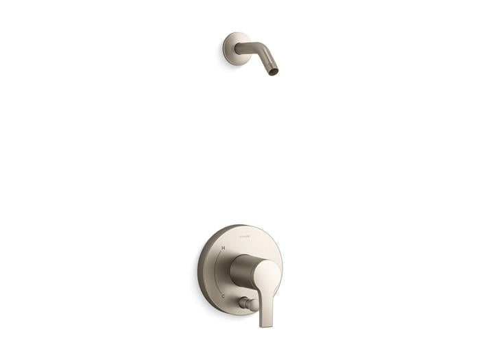 Kohler - Elate Rite-Temp Shower Kit, Less Showerhead