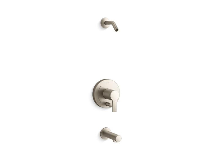 Kohler - Elate Rite-Temp Bath And Shower Trim Kit, Less Showerhead